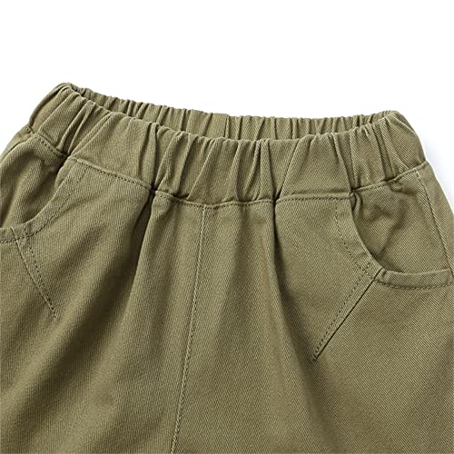 Toddler Kids Pull On Jogger Shorts Baby Boys Girls Summer Cotton Casual Shorts with Pockets Elastic Toddler Clothes3