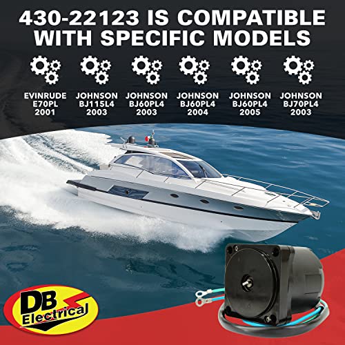 Db Electrical Trm0095 Tilt Trim Motor Compatible With/Replacement For Suzuki Df60-300 2001-Up 4 Stroke Outboard 38100-92J02, 38100-92J10, 38100-93J01, 38100-93J02, 38100-96J00 #TOP3