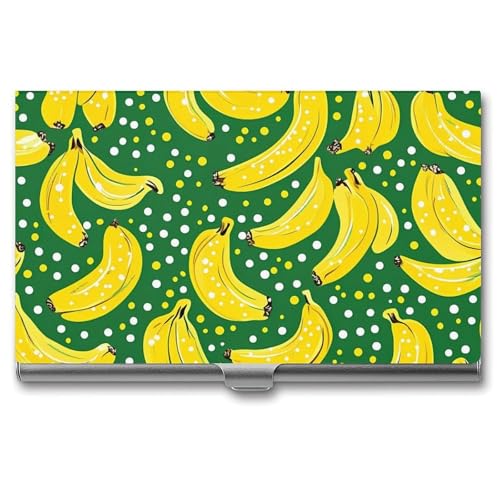 Banana Business Card Case Pocket Card Holder Slim Card Wallet for Men Women