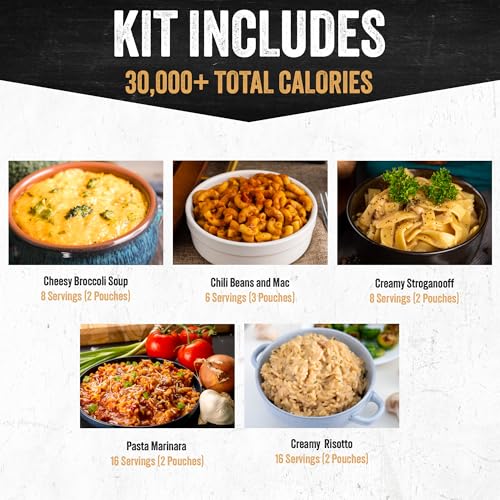 Ready Hour 120 Serving Entree Bucket-Freeze Dried Emergency Food Supply-Survival Meals with Long Shelf Life-Prepper Essentials for Disaster, Camping, Hiking, or Outdoor Use - Image 6