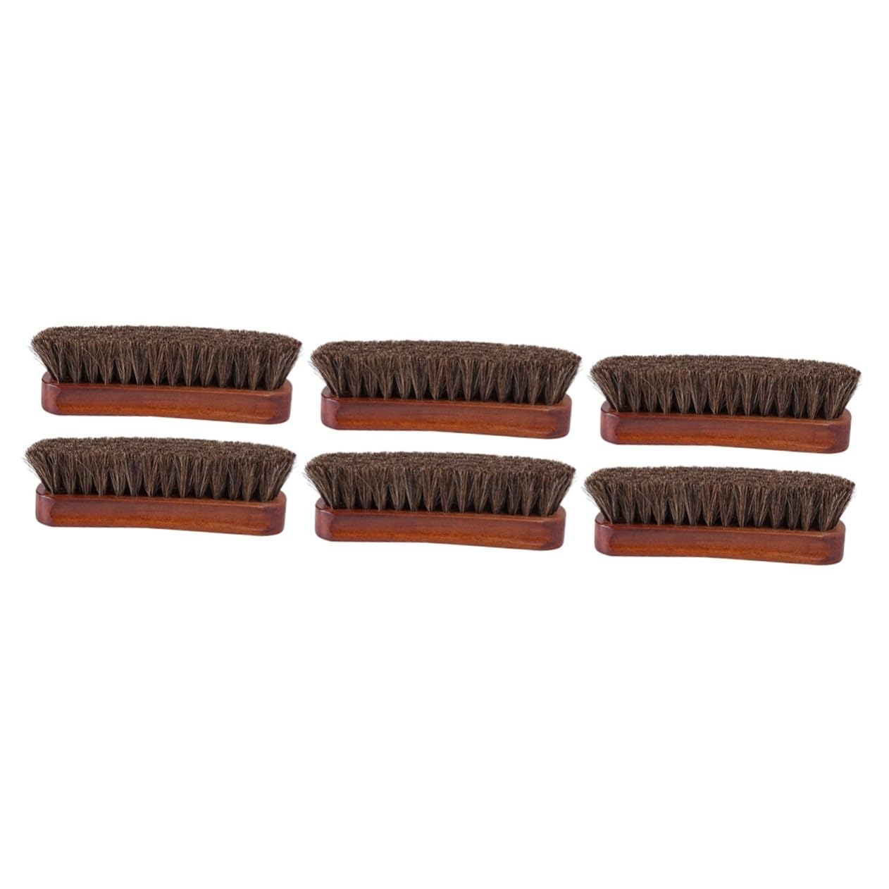Beavorty 3 Set Spazzola Per in Legno Spazzola Da Scarpe Pulitore Per Scarpe Spazzole Per Per La Casa Spazzola in Crine Di Cavallo Per Il Bucato Di Legno 2 Pezzi*3