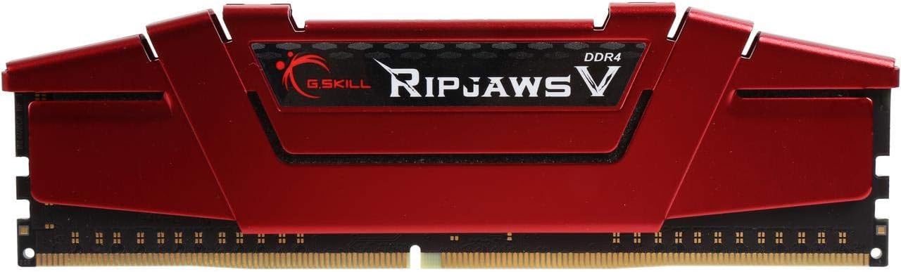 G.SKILL 8GB Ripjaws V Series DDR4 PC4-19200 2400MHz for Intel Z170 Platform Desktop Memory Model F4-2400C15S-8GVR