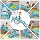 9-in-1 Klettergerüst Indoor Set mit Kletterdreieck mit Rutsche & Kletterbogen | Montessori Pikler Dreieck zum Zusammenklappen + Kissen | Geschenk für Kleinkinder 1-3 Jahre​