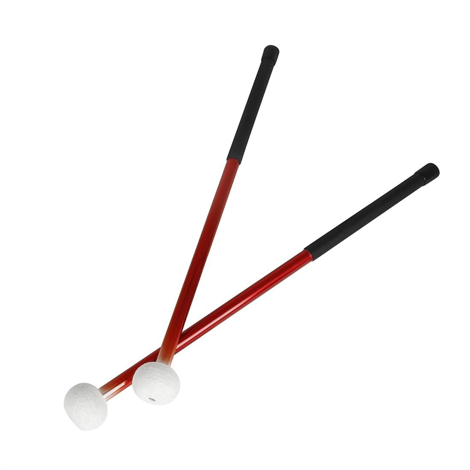 Baquetas para Principiantes Mango De Aleación, Baquetas De Bajo, Cabezal De Fieltro, Accesorios De Tambor De Percusión, Piezas De Música