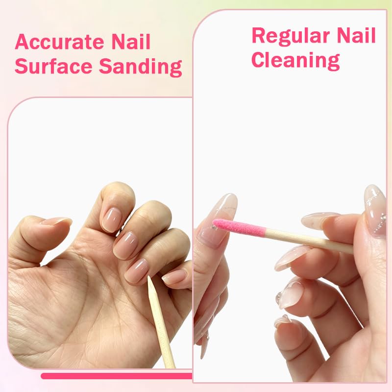 50 Pcs Sanding Sticks for Plastic Models,120 Grit Single-Head Fine Sanding Twigs, Pointed Design for Tight Spaces and Small Area Detailing, Sanding Tools for Wood Metal Model DIY Hobby