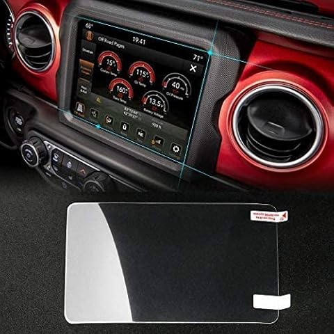 JeCar 8.4 inch Screen Protector Film,Media Center Navigation Touch for 2018 Jeep Wrangler JL Cover