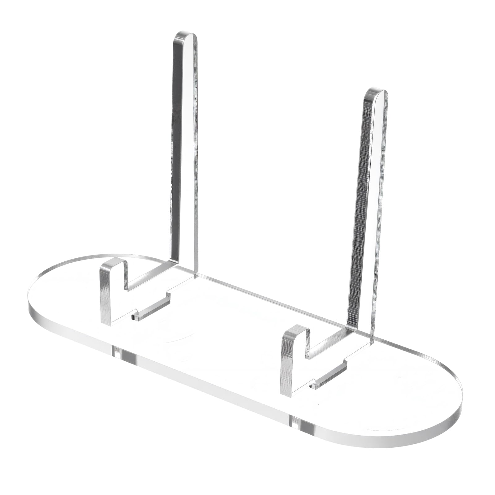 Bremorou Acrylic Trading Card Display Stand 10 Pack Clear Graded Card Stands Sports Card Holder For Baseball Basketball Cards Acrylic Card Stand Display Trade Shows 2
