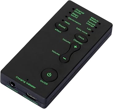 Smartphone Voice With 10 Tone Effects: Portable Modifier For Calls Customizable & Volumes Portable Voice Changer