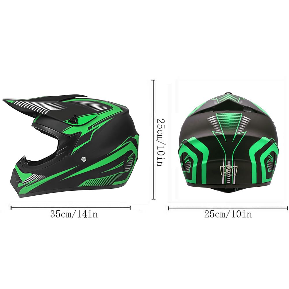 Jugend-Offroad-Motocrosshelme,Fahrradhelme für Jungen und Mädchen,Personalisierter Motorradhelme,CE Standards