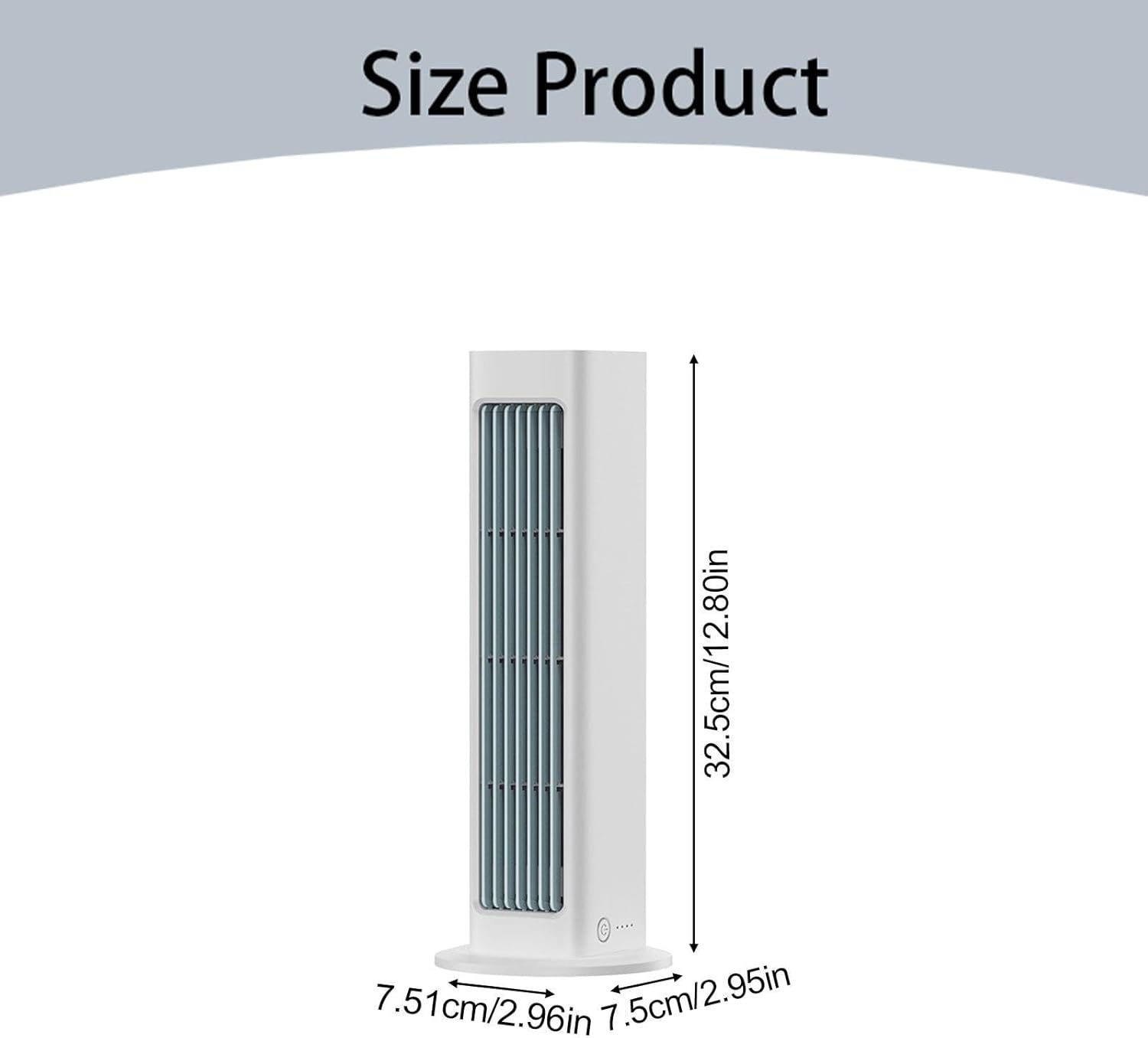 Portable Tower Fan,Portable Air Conditioner, Tower Fans Oscillating Quiet,Cooling Fan with 3 Speeds & USB Charging,Cooling Ace Air conditioner for Bedroom Office Home