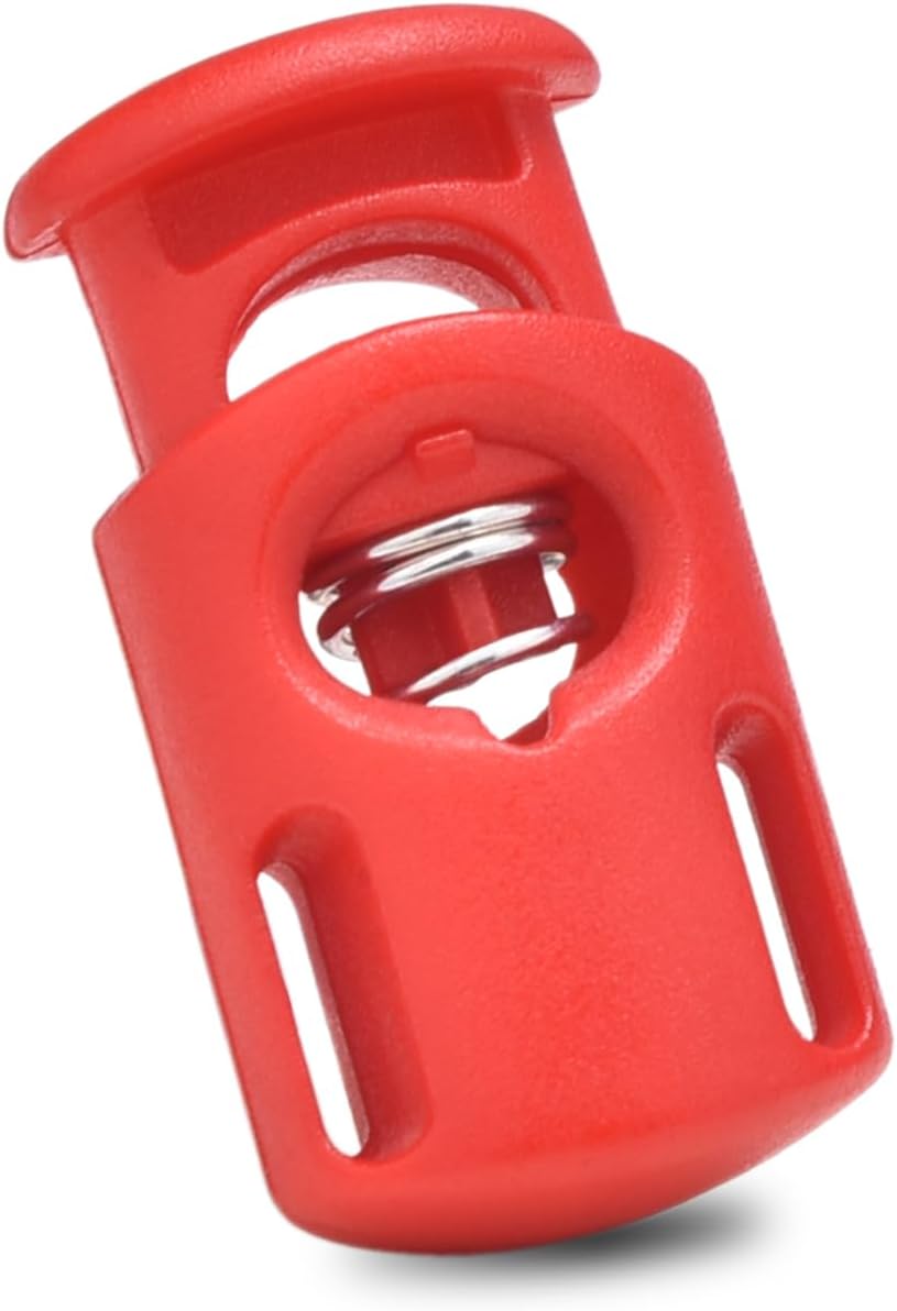 Amazon.com: 10 Pack Plastic Spring Cord Locks for Drawstring Paracord ...