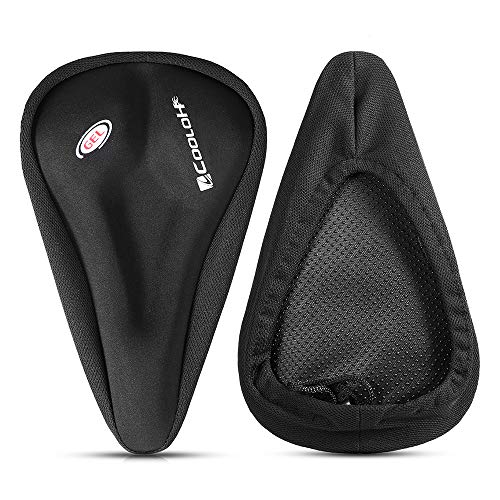 KKmoon Almofada de selim de bicicleta Cobertura de assento de bicicleta de silicone Cobertura de sel