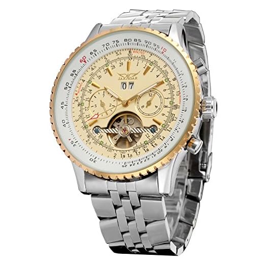 Forsining Tourbillon Calendrier Complet Automatique pour Homme Montre Bracelet Jag034 m4t1