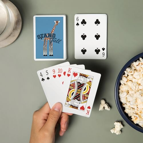 Baraja Póker Retro Estilo Jirafa 52 Cartas para Adultos miniatura 2