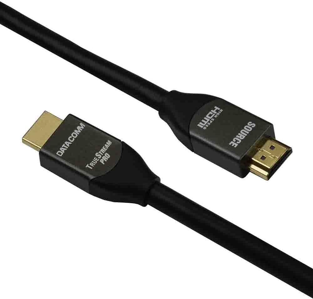 DATA COMM Electronics 46-1020-BK 20-feet 10.2 Gbps Active High Speed HDMI Cable, 4K, Ultra HD Ready, Black