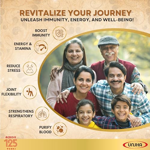 Image of Shree Unjha Pharmacy Rajashahi Chyawanprash - Helps Build Energy, Strength & Stamina | Enriched with Sona Chandi Bhasma | 825g + 250g Rajwadi Amrit Rasayan FREE