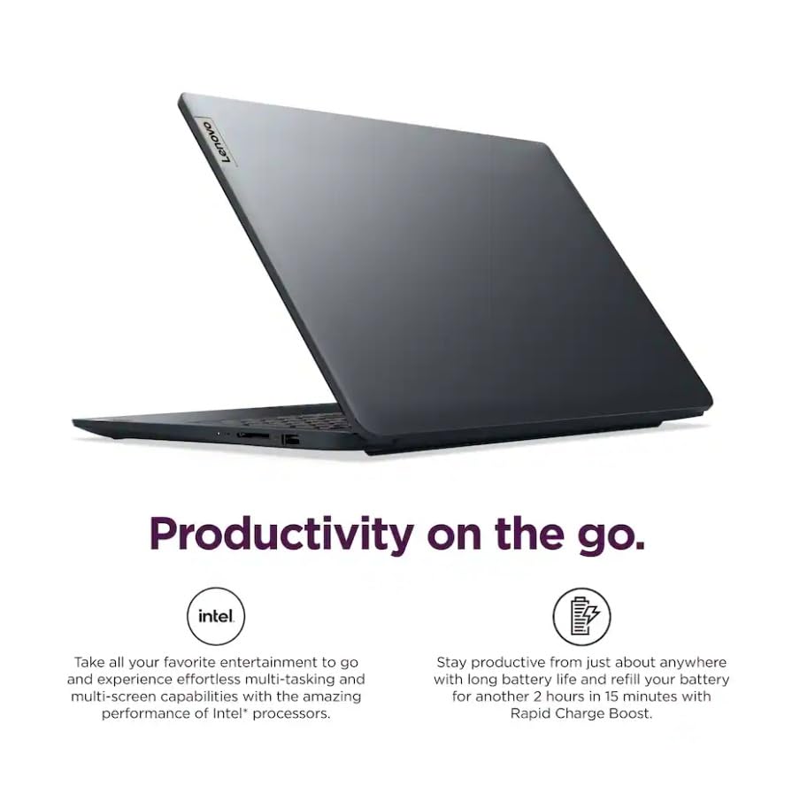 Image of Lenovo 2026 IdeaPad 1i 15.6 inch FHD Touchscreen Laptop,with Lifetime Office,13th Gen Intel Core i5-1335U,16GB RAM, 256GB SSD,Intel Iris Xe Graphics,Win 11 Pro Wi-Fi 6,10 Hr Battery Life Cloud Grey