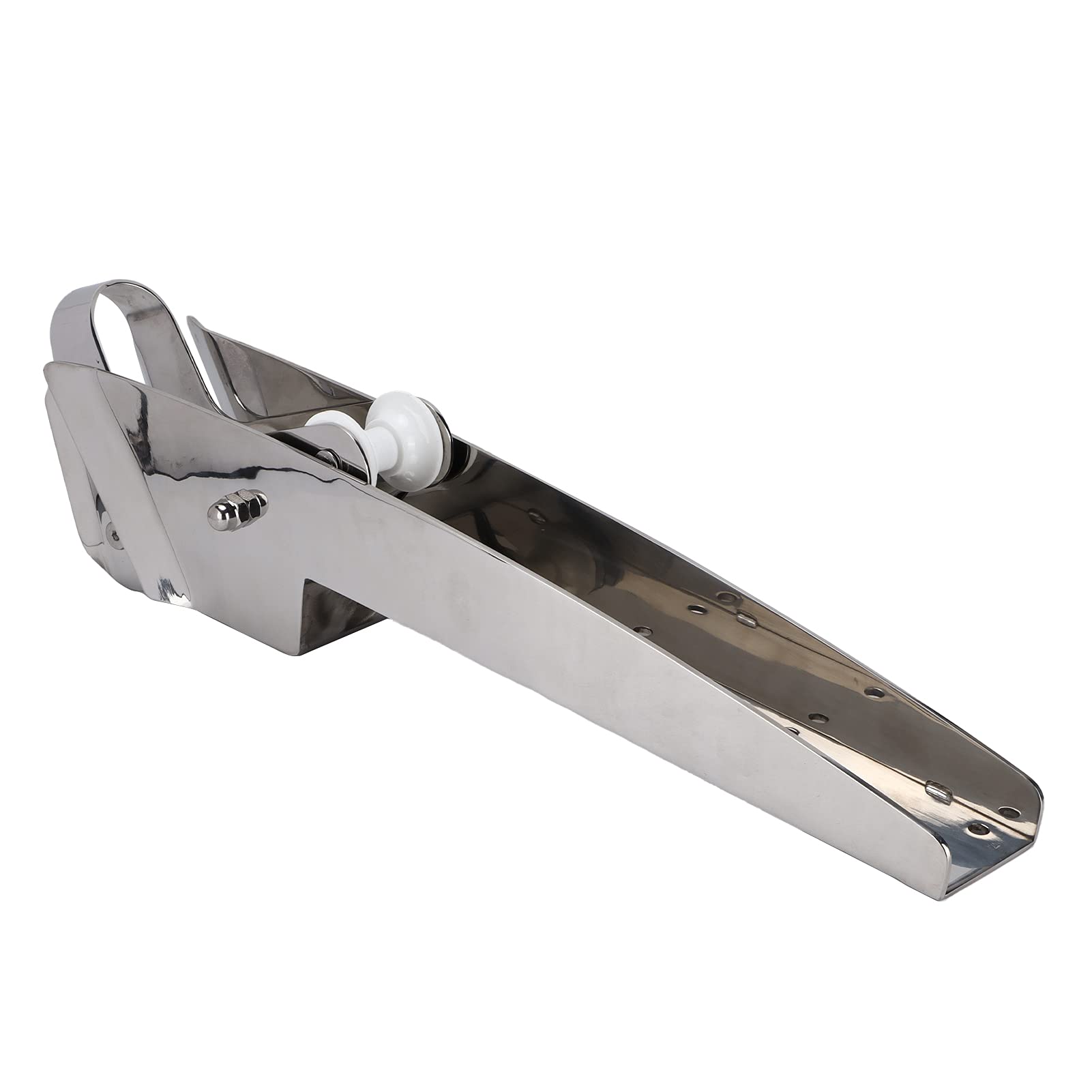 Akozon Ankerrolle, 24 Zoll Edelstahl Bug-Ankerrolle für Boote 22-44 Lbs Bug-Ankerhalterung für Schiffs-Boots-Deck-Hardware