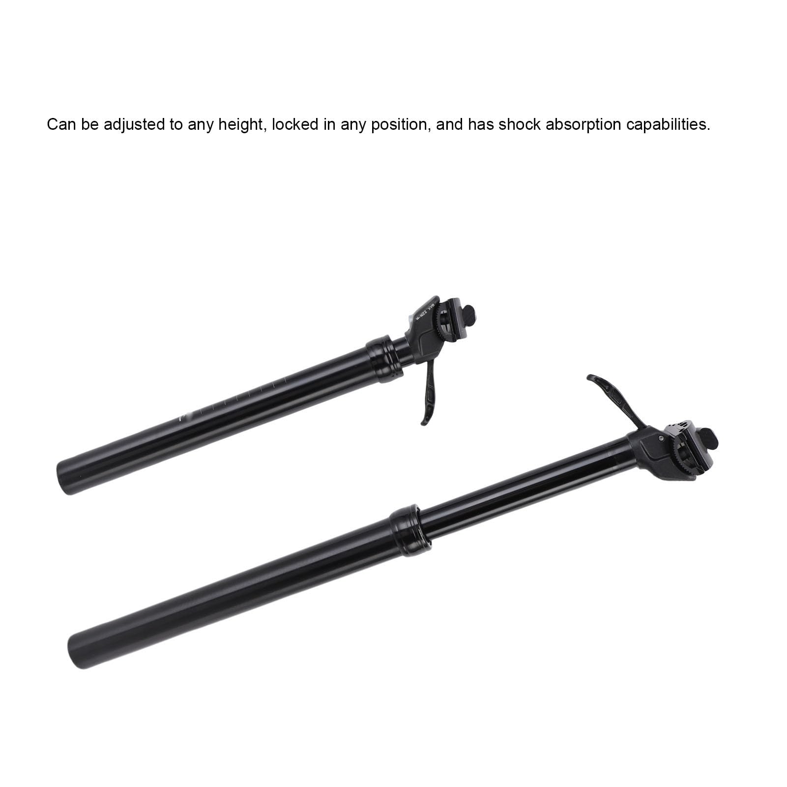 Aramox Sztyca Amortyzowana Rowerowa, Sztyca Podsiodłowa ze Stopu Aluminium 30,9 Mm 150 Mm Podróżna do Rowerów Górskich Dojazdy do Jazdy Po Szlaku
