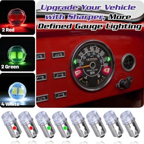 Kit 8 Lámparas LED Instrumentos Compatible Jeep CJ5 CJ7 CJ8 miniatura 7