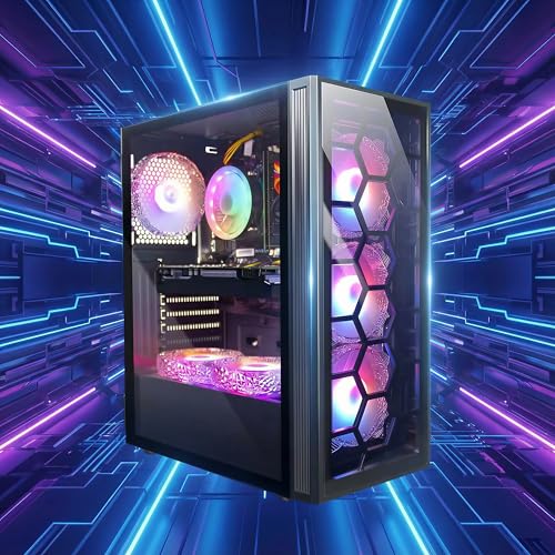STGAubron RGB Desktop PC Computer, AMD Ryzen 5 3400G up to 4.2GHz, 16G DDR4, 512G SSD, WiFi 6 & BT 5.2, RGB Fan x6, Windows 11 Home - Image 5