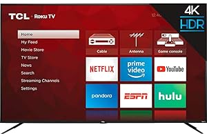 TCL 65R635 65-Inch 4K UHD HDR Smart Roku TV