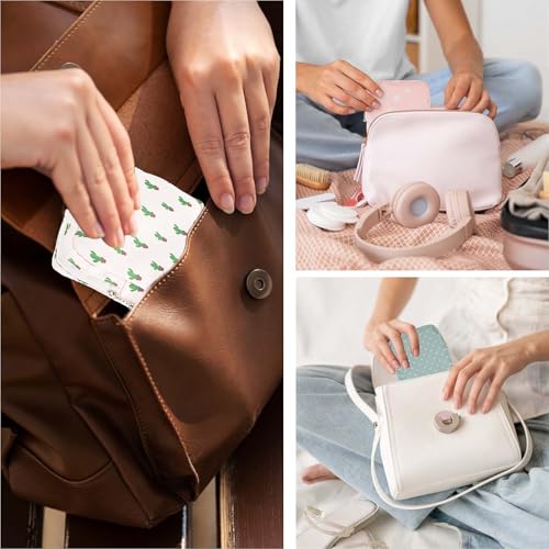 Image of 3 PCS Sanitary Pad Storage Bag Portable Period Bag for Pads /Sanitary Napkins /Tampons, Sanitary Napkin Storage Bags First Period Gifts for Daily Hygiene Bags Travel Containers