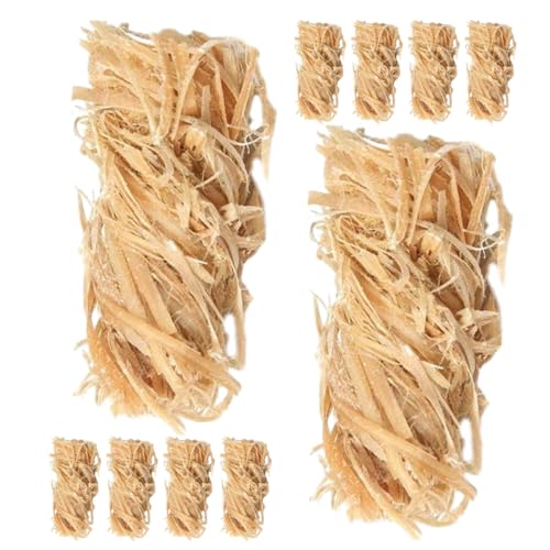 Healifty Encendedor de Carbón para Parrilla 12 Unidades de Cera de Madera Natural Kit para Iniciar Fuego Iniciador de Fuego de Emergencia Seguro para Camping y Barbacoas al Aire Libre
