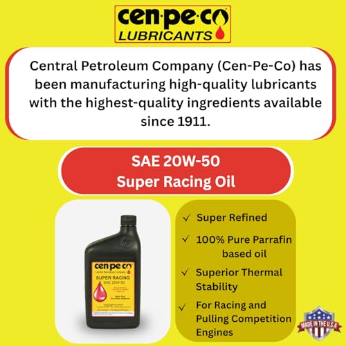 Aceite para motor 20W-50 Super Racing 1 cuarto miniatura 2