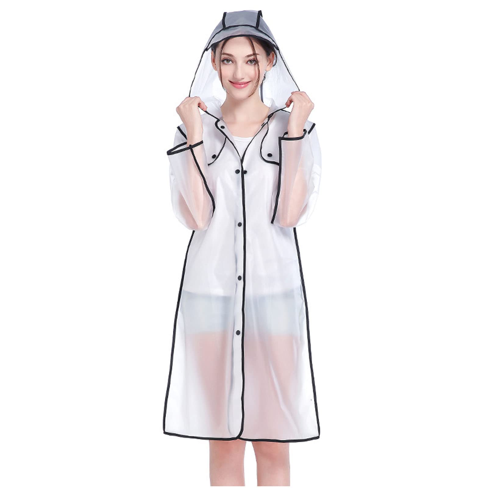 Chaqueta de lluvia impermeable transpirable y cortavientos activa para mujer