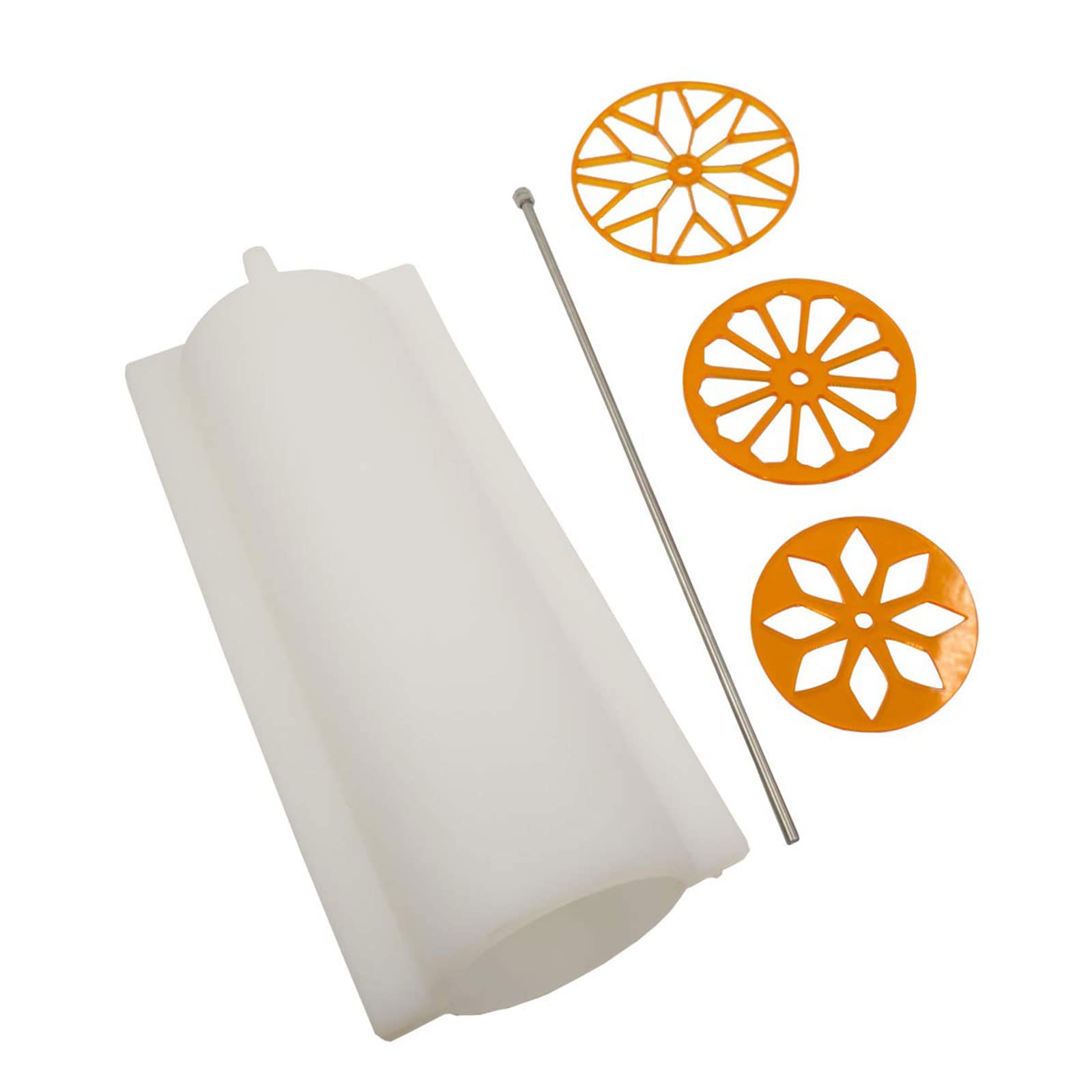 Tsophreniq Silicone Soap Mousse Molds Cylindrical Shape Baking Accessories Gadget for Handmaking Lover Mousse Molds Silicone