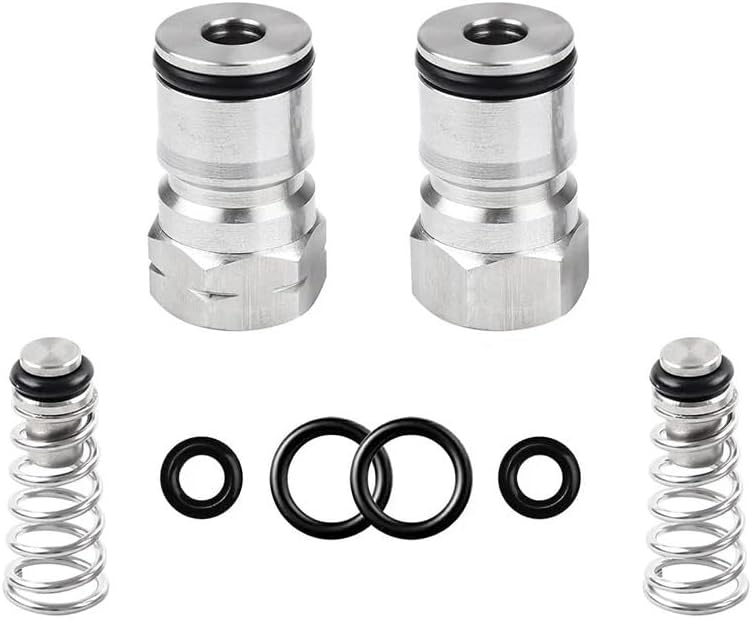 Stainless Steel Keg Post Kit, 19/32-18 Thread, Liquid and Gas Dispenser Set with Poppets, Springs and O-Rings for Home Brewing