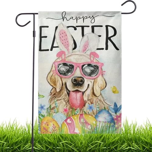 Bandiera del giardino di Pasqua - Bandiera primaverile bifacciale 30x45