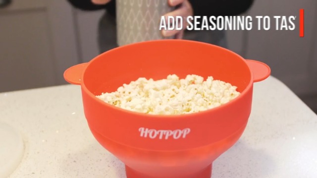 Popcorn Popcorn Pour Micro-Ondes, Machine À Popcorn En Silicone Rouge