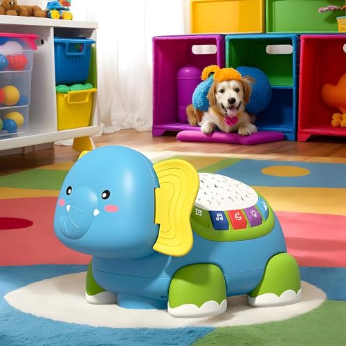 Apprentissage à ramper sans frustration grâce à cet éléphant interactif mobile - 3