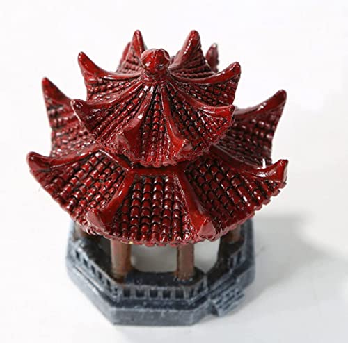 Sdeetesamjun Fairy Garden Accessories Mini Pavilion Pagoda Garden Statue Zen Garden For Desk Japanese Home Office Decor Meditation Accessories #TOP5