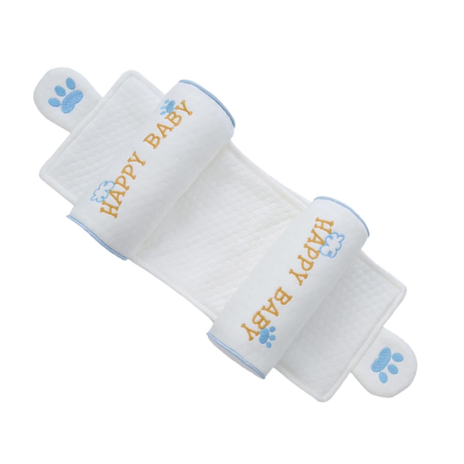 Babys Head Support Pillow - Breathable infantes Heads Shaper | 32x18cm Ergonomic Design for Crib Stroller Car Seat Prevents Flat Head Syndrome