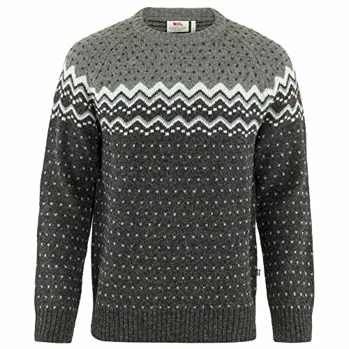 Fjallraven 81829-030-020 Övik Knit Sweater M/Övik Knit Sweater M Sweatshirt Herren Dark Grey-Grey Größe m