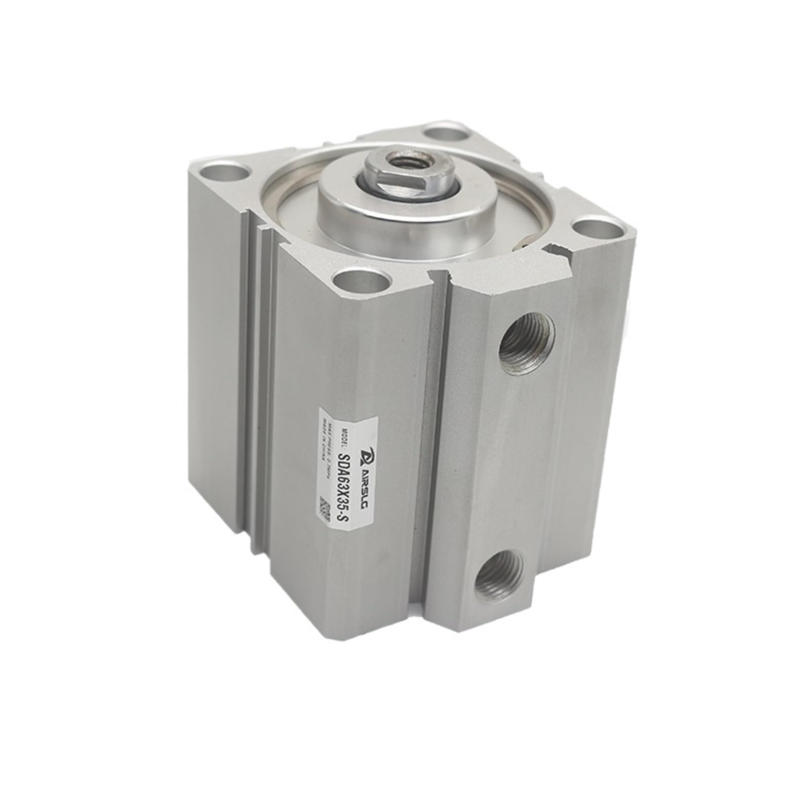 Cilindro neumático compacto SDA de 20 mm de diámetro y carrera ajustable para automatización