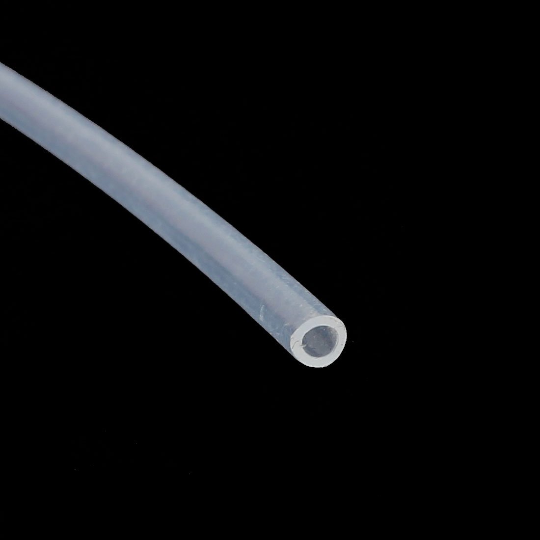 Aexit 2.5mm x Cord Management 4mm PTFE High Temperature Transparent Tubing 5 Meters 16.4Ft Cable Sleeves for Electronics