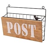Rustic Brown Metal Wire Wall Mounted 