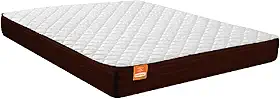 Colchão Molas Qatar Marrom/Branco - Suporta até 200kg Por Pessoa (Casal)