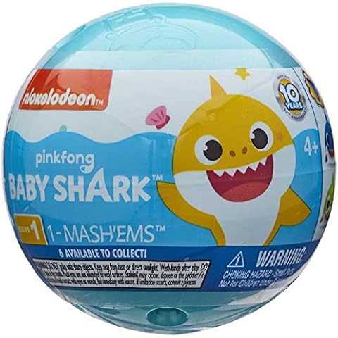 Mashems NEW Baby Shark Sphere capsule- x 2 sent out at random Cover