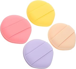 4 esponjas de maquillaje redondas para crema ...