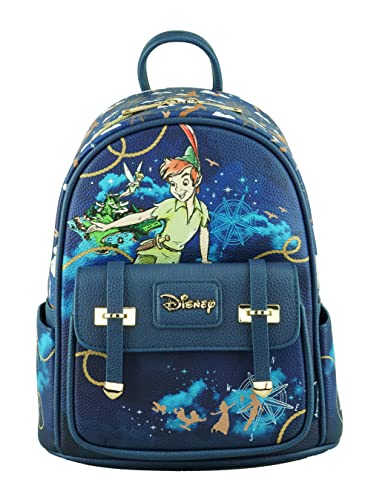 Wondapop Disney Peter Pan 11" Vegan Leather Fashion Mini Backpack #TOP9
