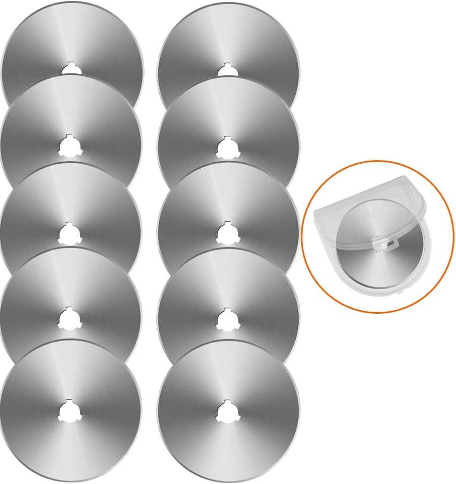 Cuchillas de corte giratorias cuchillas de repuesto de 1772in se adaptan a Fiskars OLFA Martelli Dremel Truecut DAFA SKS-7 recambio de cuchillas de