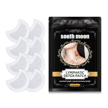 KTM Healthcare 8PCS Vice Breast Lymphatic Patch Herbal Medical Detumescent Dredge Neck Behind Ear Lymphatic Nodule Detoxification Plaster for Promote Blood Circulation |