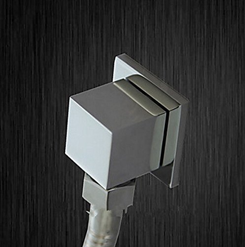 Ensemble de douche chromé Gowe avec pommeau LED 30,5 cm mural