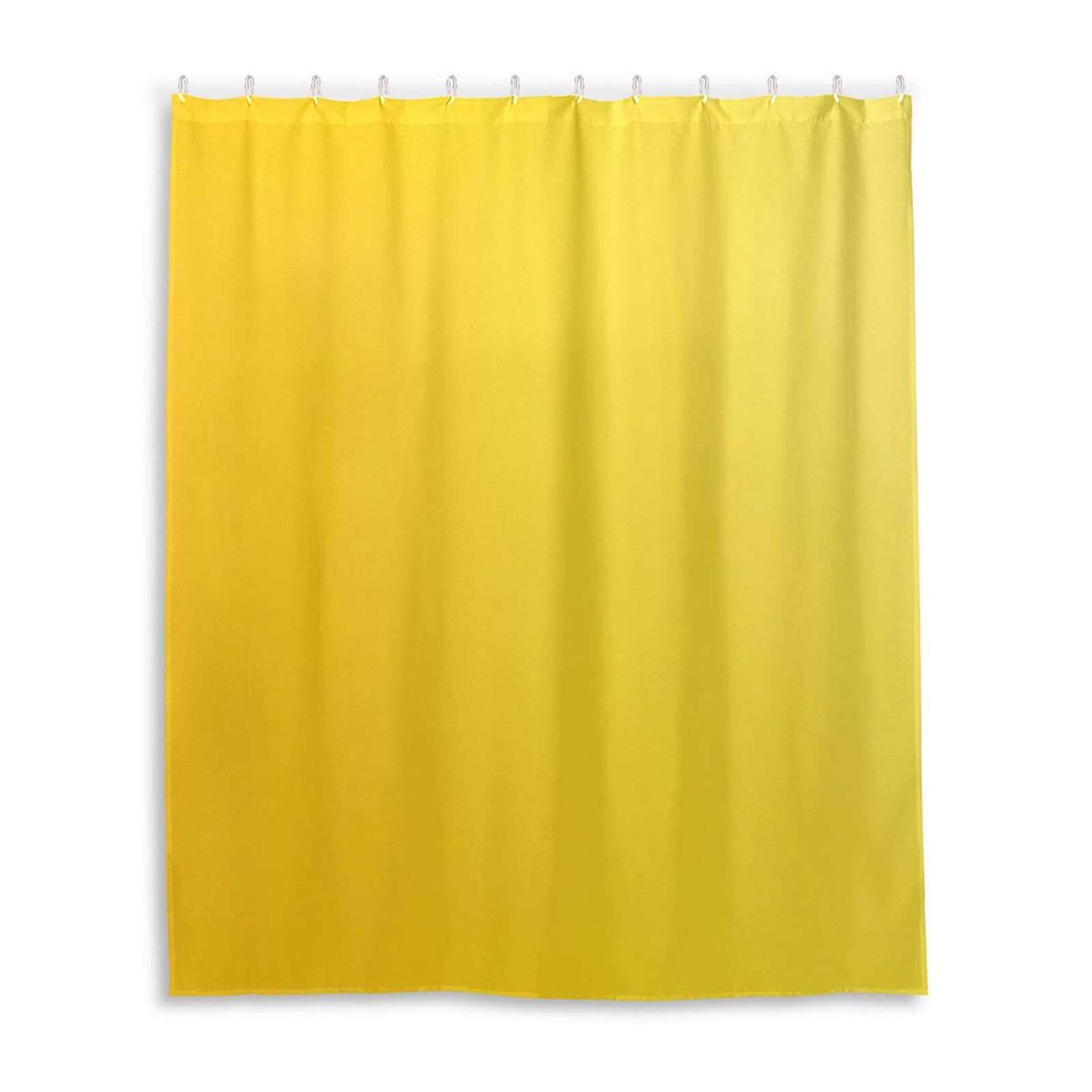 DUOBU Bright Yellow Background Shower Curtain Washable Waterproof Fabric Bath Curtain 60x72Inch Shower Curtains with Hooks for Bathroom Decor