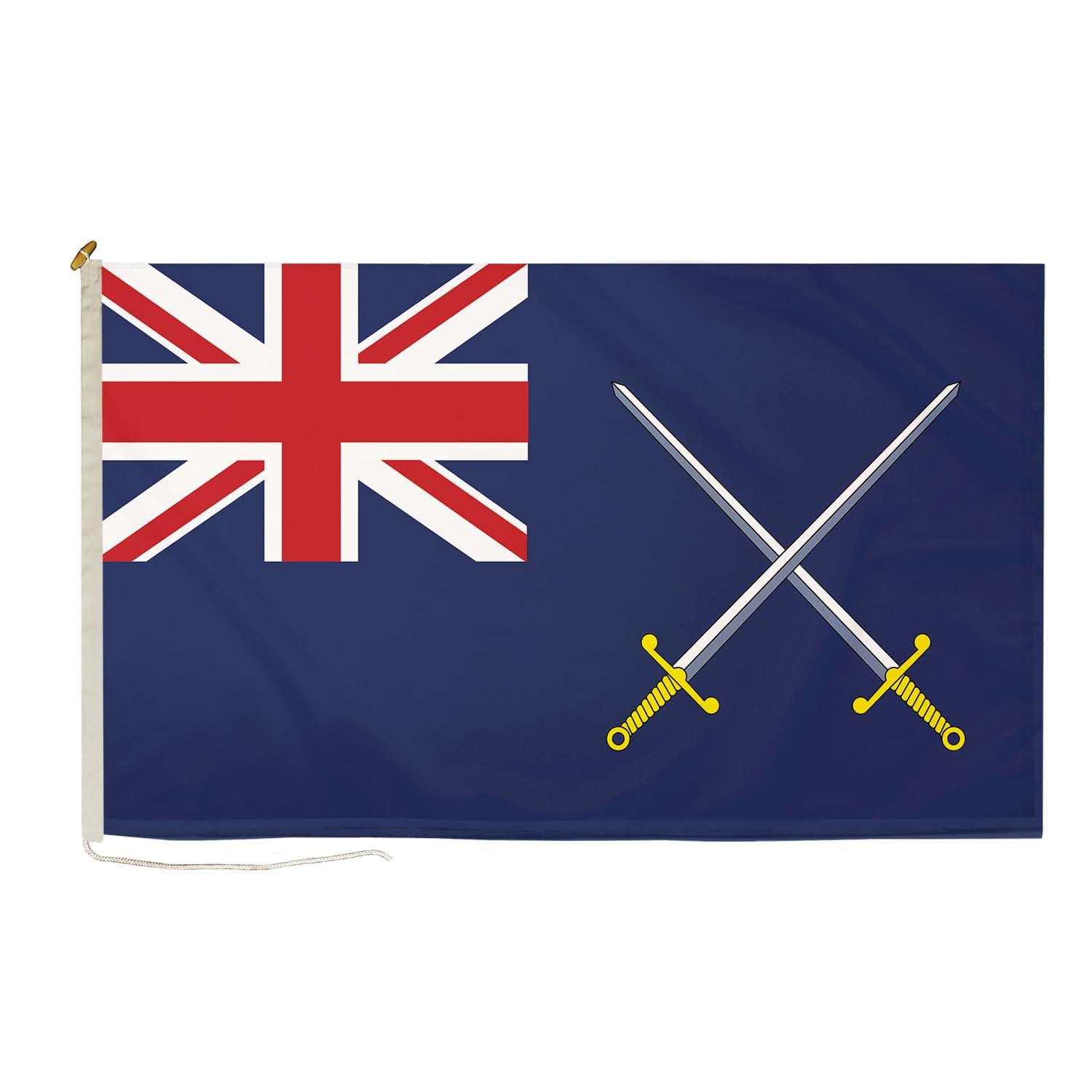 Drapeau armée britannique 90x60 pavillon militaire corde bascule